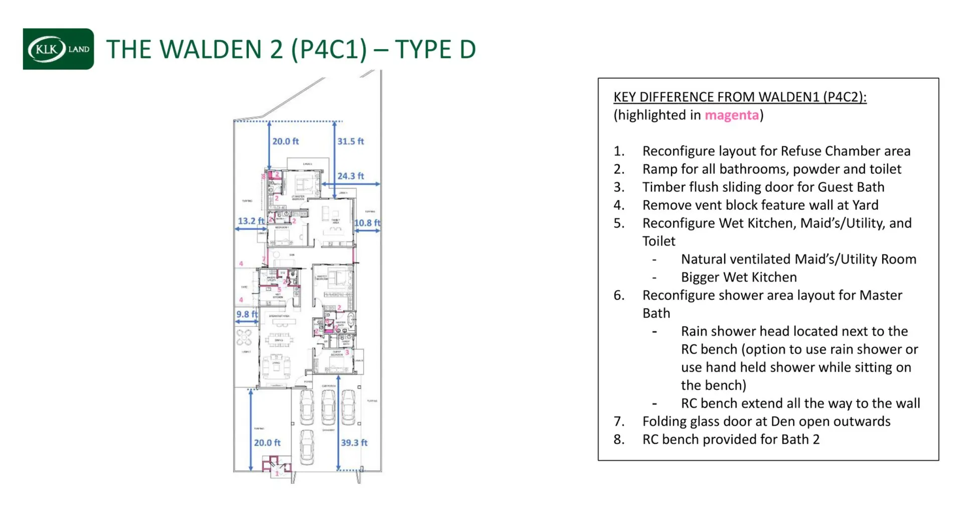 The Walden 2 floor plan, Type D, 3,628 sq ft