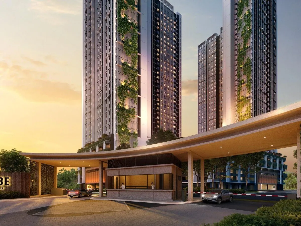 Trybe Residences guardhouse and entrance, artist's impression
